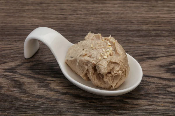 Herring Butter Spread Bowl Spices — Stock Photo, Image