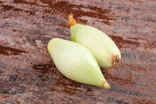 Oignon Échalote Mûr Savoureux Pour Cuisson — Photo