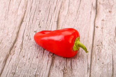 Tatlı kırmızı çan Bulgar biberi yalıtılmış