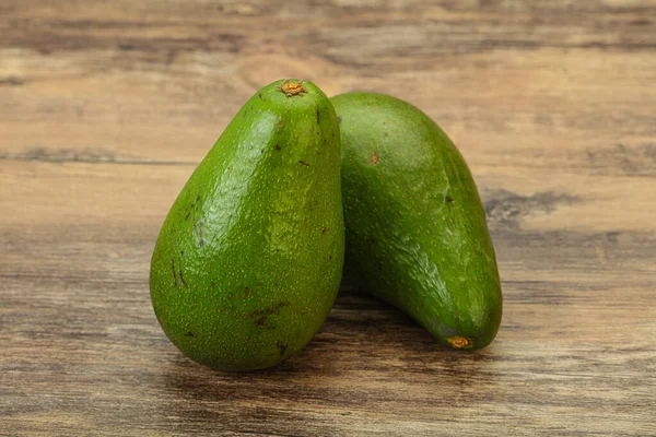 Deux Légumes Verts Exotiques Mûrs Avocat — Photo