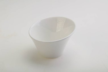 İzole edilmiş servis için beyaz leke kasesi