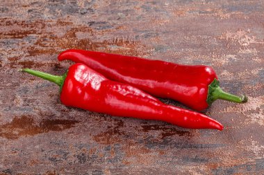 Organik Ramiro kırmızı biberi - sağlıklı yemek