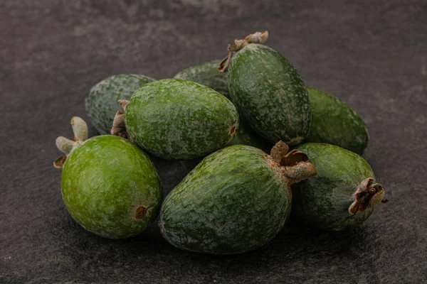 Tropisch Groen Zoet Biologisch Fruit Feijoa — Stockfoto