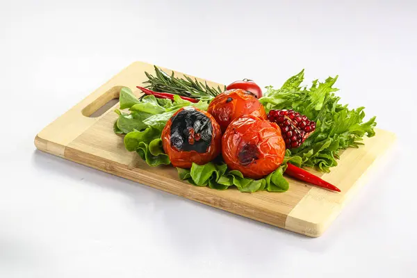 Barbacoa Tomate Parrilla Aislada — Foto de Stock