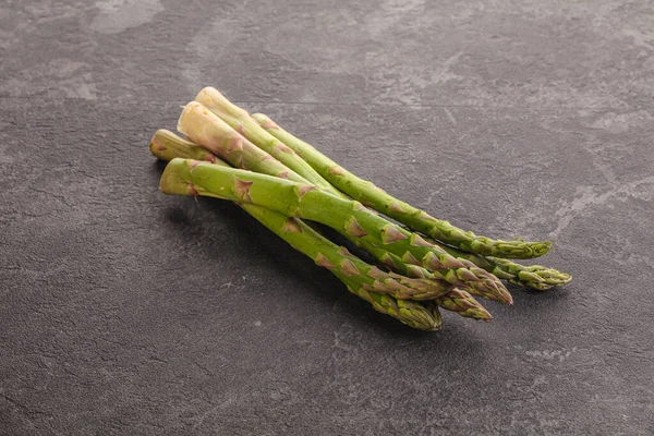 Roh Reifer Grüner Frischer Spargel Für Die Diätküche — Stockfoto