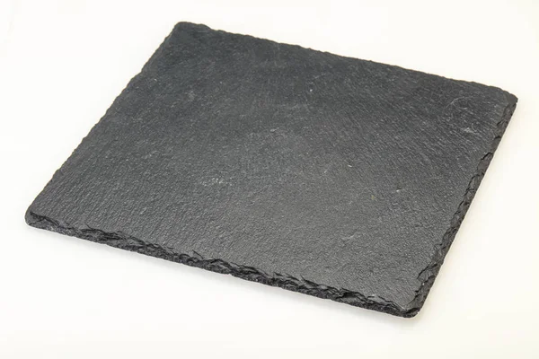 Tablero Piedra Negro Para Corte Cocina — Foto de Stock