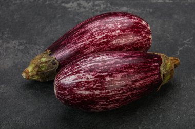 Vagan diyet mutfağı - Yemek yapmak için graffiti patlıcan