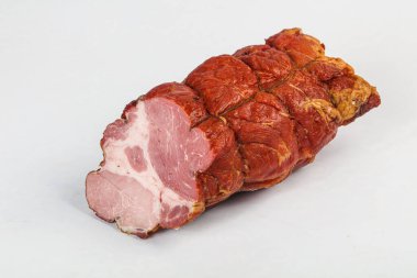 Atıştırmalık olarak nefis füme domuz eti.