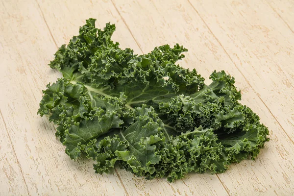 Vagan Keuken Verse Groene Cale Cabbage Leaf — Stockfoto