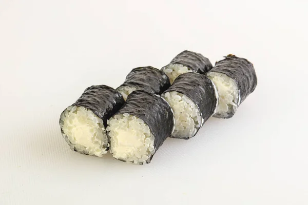 Maki Giapponese Tradizionale Con Formaggio Morbido — Foto Stock