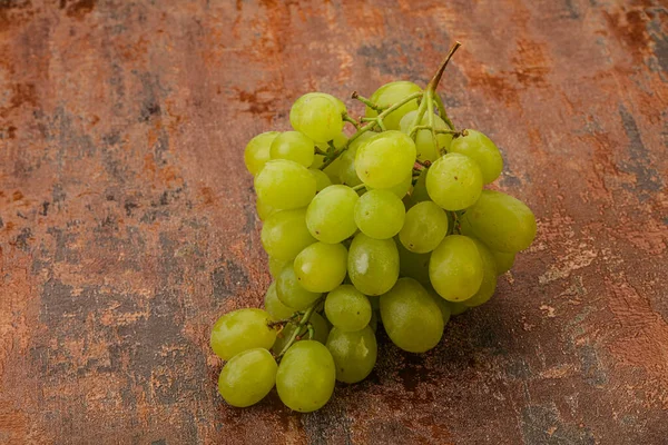 Zoete Smakelijke Rijpe Groene Druiven — Stockfoto