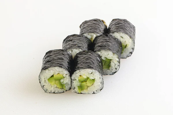 Traditionelle Japanische Vegane Semmel Mit Avocado — Stockfoto