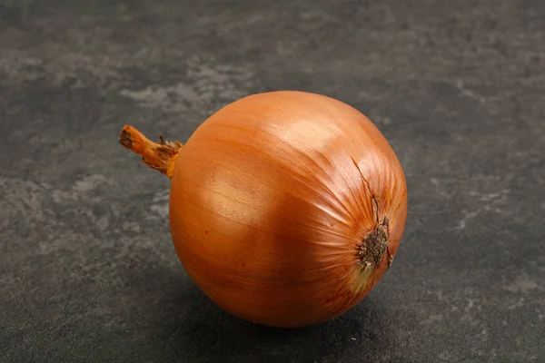 Yellow Ripe Natural Organic Onion Isolated — Stock Photo, Image