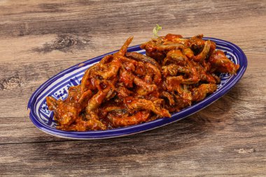 Domates soslu konserve ançüez.