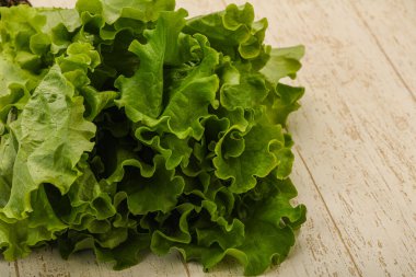 Vejetaryen mutfağı - Yeşil salata yığını yaprakları