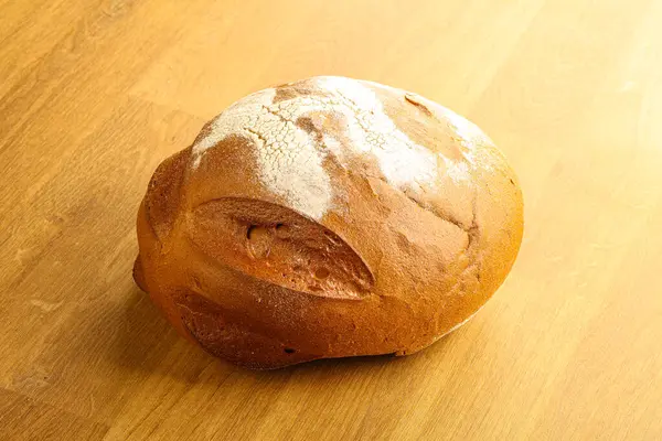 Pão Crosta Cereais Centeio Orgânico Sobre Bordo — Fotografia de Stock