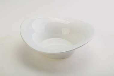 İzole edilmiş servis için beyaz leke kasesi