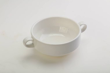 İzole edilmiş servis için beyaz leke kasesi