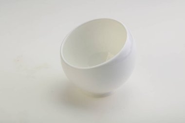 İzole edilmiş servis için beyaz leke kasesi