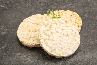 Vejetaryen için diyet çıtır ekmek yığını