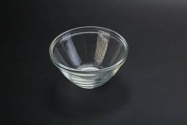 Epmty Glass Bowl Kitchen Isolated Bsckground — Stock Photo, Image