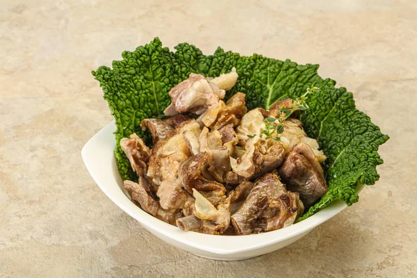 Baled Lamb Meat Spices Bowl — Stock Photo, Image