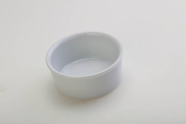 İzole edilmiş servis için beyaz leke kasesi