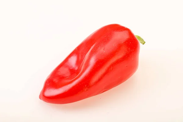 Dulce Pimiento Rojo Búlgaro Aislado — Foto de Stock