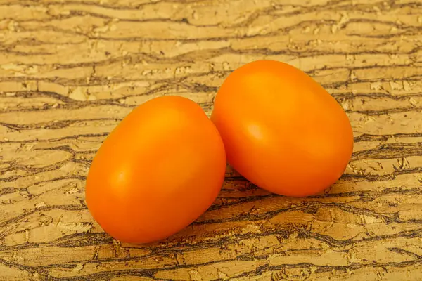 Poucos Amarelo Maduro Saboroso Tomates Legumes — Fotografia de Stock