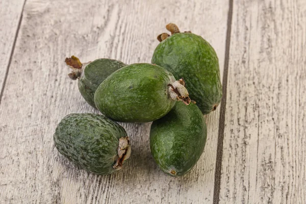 Tropisch Groen Zoet Biologisch Fruit Feijoa — Stockfoto