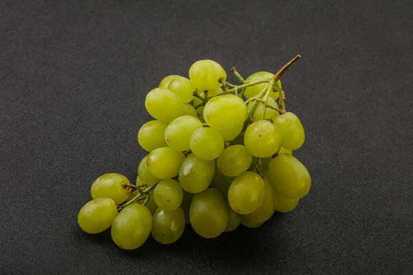 Sweet and tasty ripe  green grape 