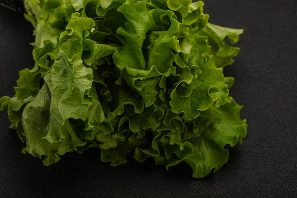 Cuisine Végétalienne Feuilles Salade Laitue Verte — Photo