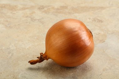 Sarı olgun doğal organik soğan yalıtılmış.