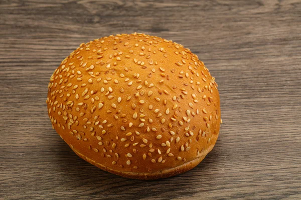 Čerstvý Hamburger Sezamovými Semínky — Stock fotografie