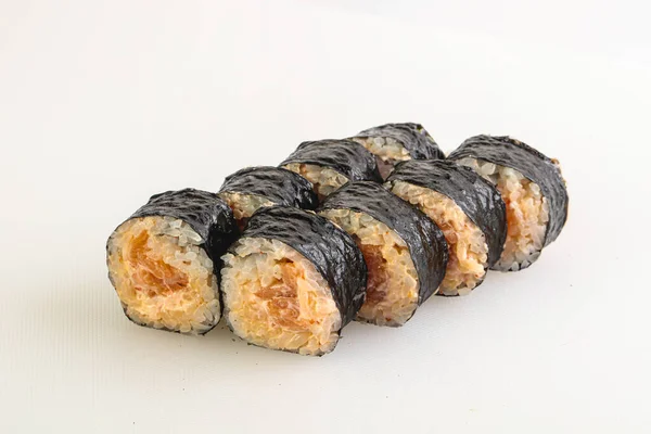 Maki Tradizionale Giapponese Con Salmone — Foto Stock