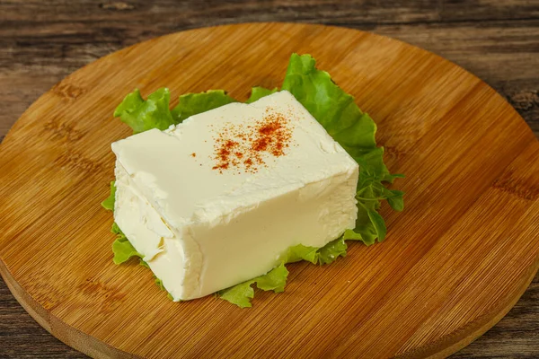 Queso Lácteo Feta Blando Tradicional Griego —  Fotos de Stock