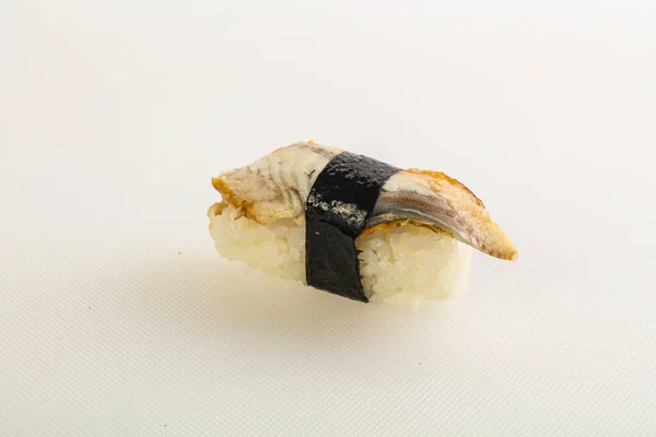 Sushi Tradizionale Giapponese Con Pesce Anguilla — Foto Stock