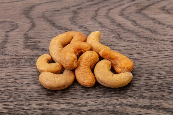 Natural Organic Brown Cashew Nut Heap — Stock Photo, Image