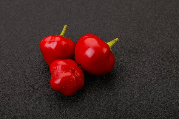 Pimenta Cereja Quente Picante Vermelha — Fotografia de Stock