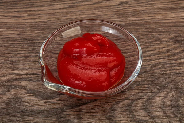 Ketchup Tomates Savoureux Dans Bol — Photo