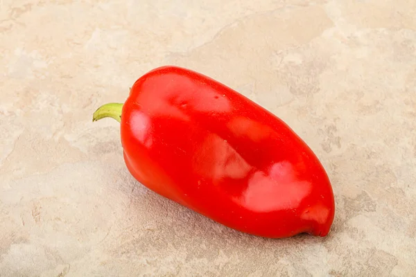 Dulce Pimiento Rojo Búlgaro Aislado — Foto de Stock