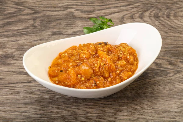 Cozinha Caucasiana Salada Mangal Com Legumes Grelhados — Fotografia de Stock