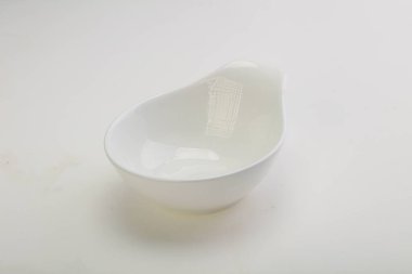 İzole edilmiş servis için beyaz leke kasesi