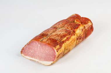 Atıştırmalık olarak nefis füme domuz eti.