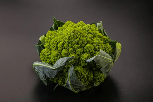 Chutné Vegan Organické Potraviny Romanesco Zelí — Stock fotografie