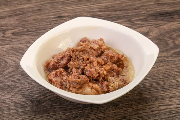 Gurmet Venison Stew Spices Bowl — Stock Photo, Image