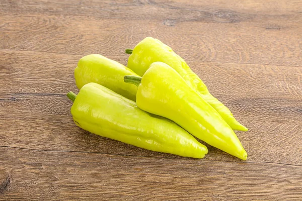 Vegetarische Küche Grüne Reife Frische Paprika — Stockfoto