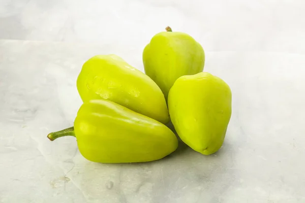 Jonge Groene Paprika Voor Het Koken — Stockfoto