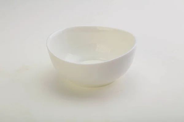 White Proclean Bowl Serving Isolated — Stock Photo, Image