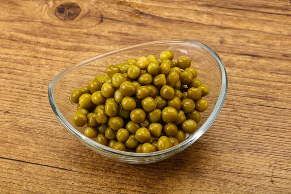 Gemarineerde Zoete Groene Erwt Kom — Stockfoto